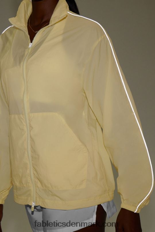 Fabletics Kvinder overdimensioneret flyweight windbreaker PNX2T2747 lys pære/lyse hvid