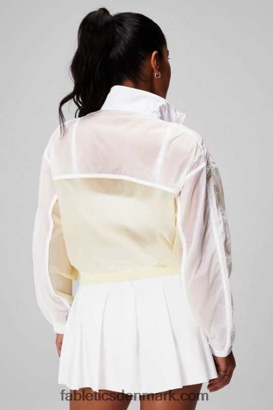 Fabletics Kvinder payton vævet jakke PNX2T2754 klassisk hvid/cremefarvet/grafisk