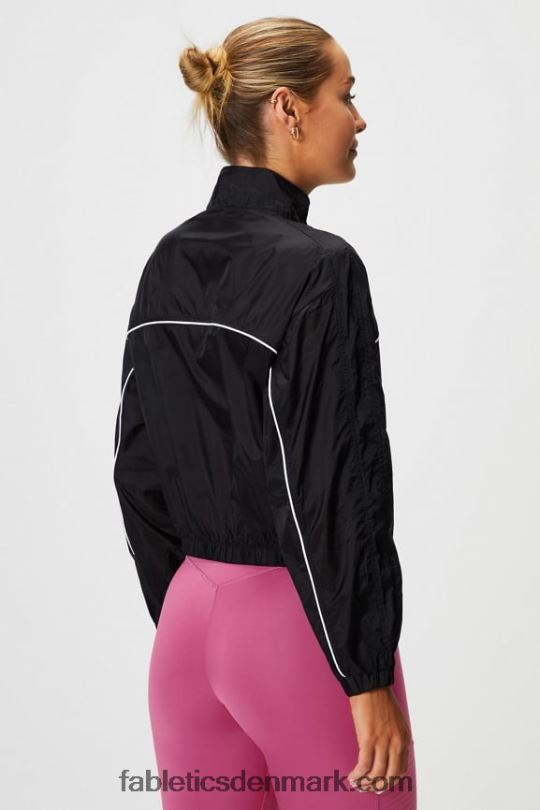 Fabletics Kvinder payton vævet jakke PNX2T2758 sort/ombre sport