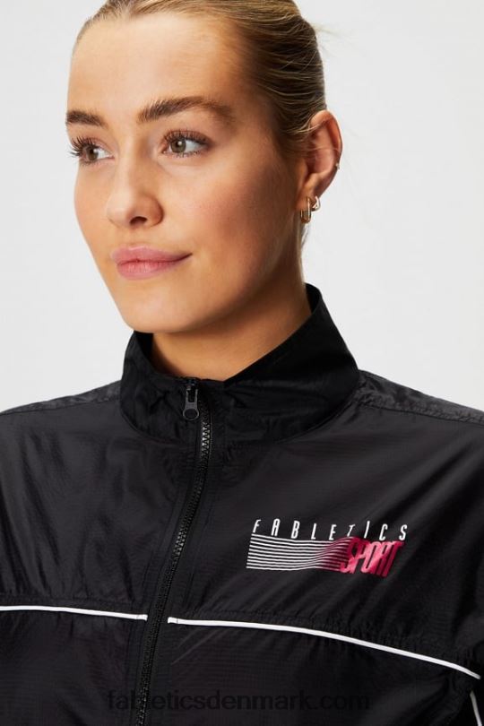 Fabletics Kvinder payton vævet jakke PNX2T2758 sort/ombre sport