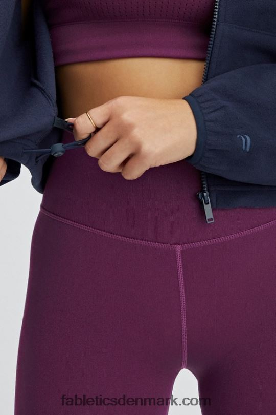 Fabletics Kvinder rayne polar fleece lynlås PNX2T2780 dyb flåde