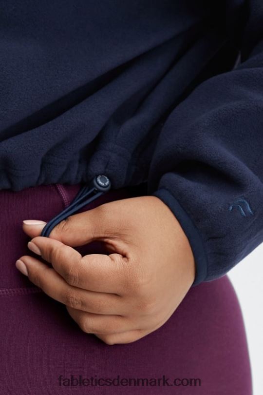 Fabletics Kvinder rayne polar fleece lynlås PNX2T2781 dyb flåde