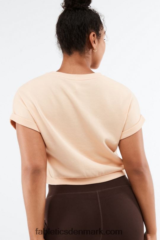 Fabletics Kvinder Cassie kortærmet sweatshirt PNX2T2054 varmt sand