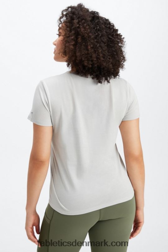 Fabletics Kvinder T-shirt i 100% bomuldsjersey PNX2T1997 mineralgrå
