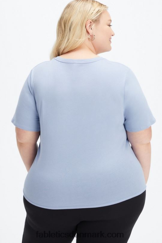 Fabletics Kvinder T-shirt i 100% bomuldsjersey PNX2T2000 kiletræ