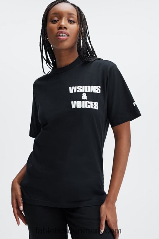 Fabletics Kvinder africobra unisex t-shirt PNX2T2075 sort