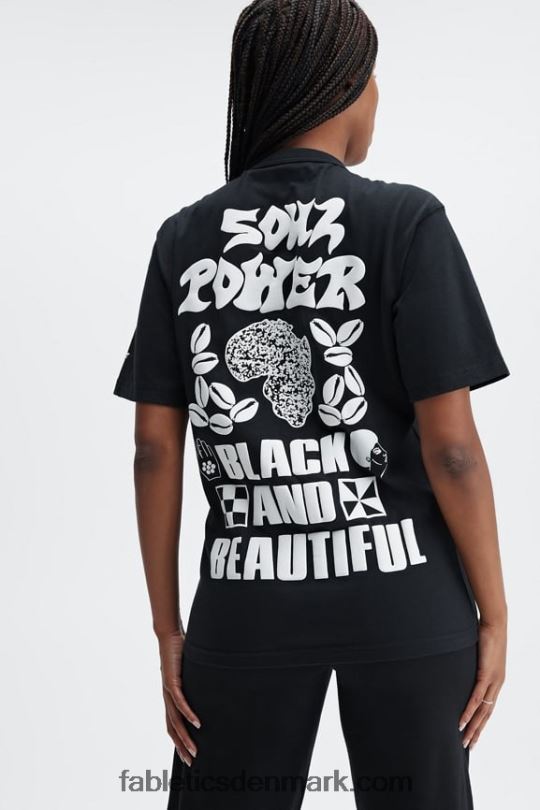 Fabletics Kvinder africobra unisex t-shirt PNX2T2075 sort