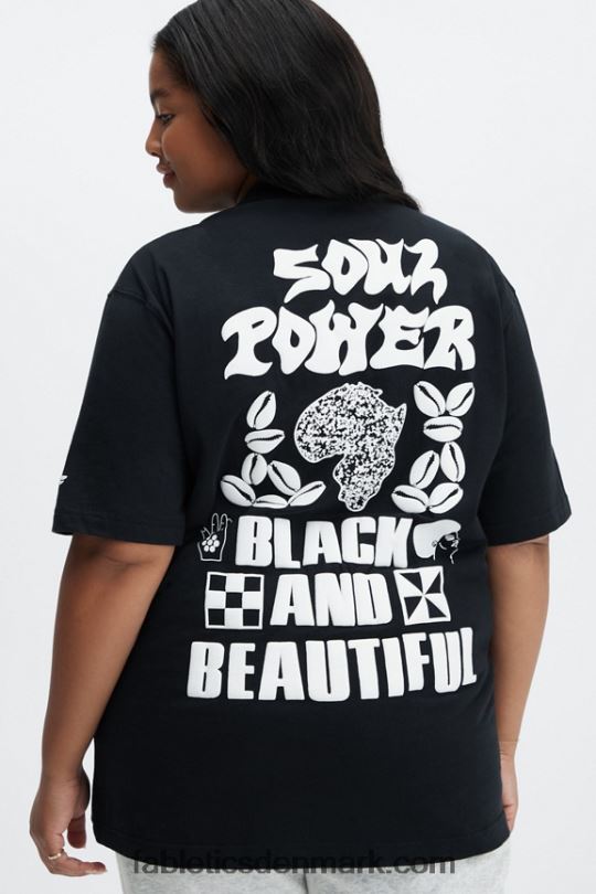 Fabletics Kvinder africobra unisex t-shirt PNX2T2075 sort