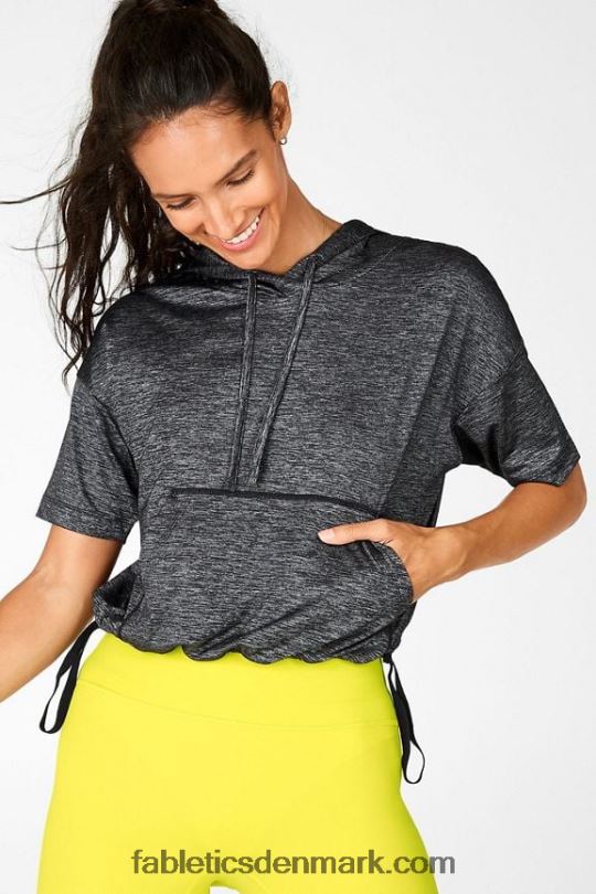 Fabletics Kvinder bea kortærmet hættetrøje PNX2T2109 natlyng