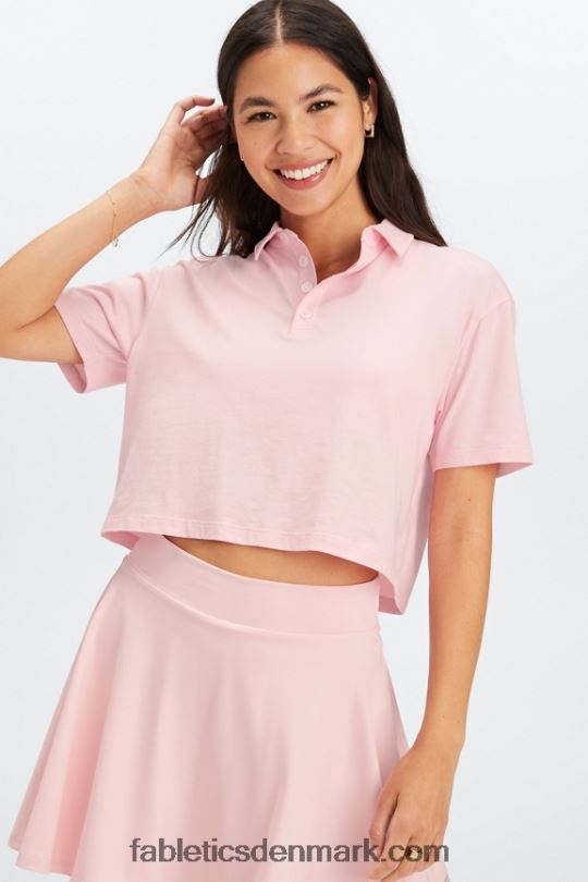 Fabletics Kvinder boxy kortærmet polo PNX2T2006 orkidé pink