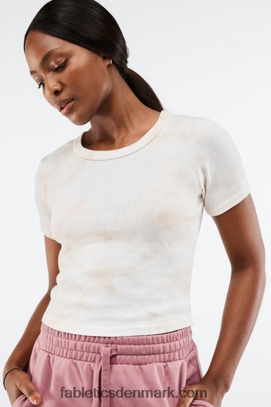 Fabletics Kvinder cora slim t-shirt PNX2T2070 havre bindefarve