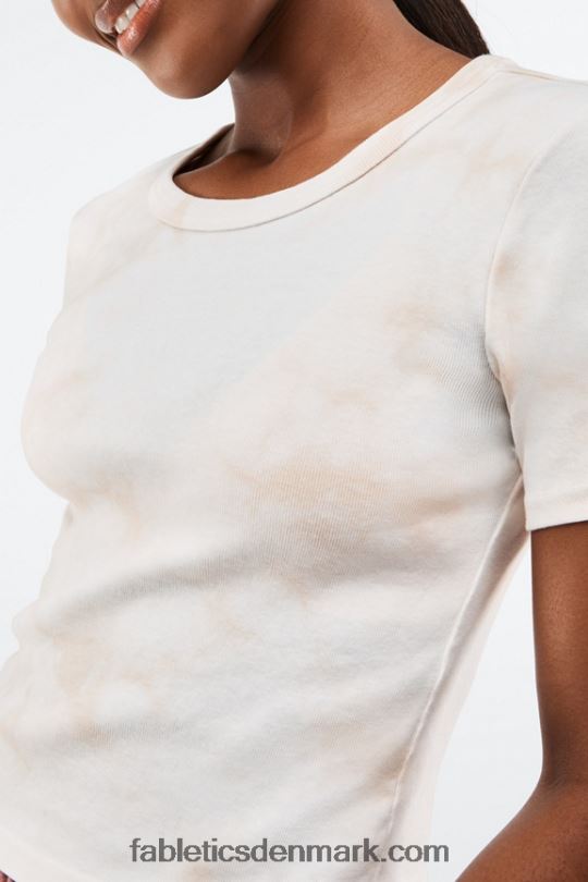 Fabletics Kvinder cora slim t-shirt PNX2T2070 havre bindefarve