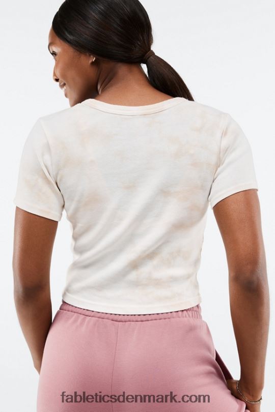 Fabletics Kvinder cora slim t-shirt PNX2T2070 havre bindefarve