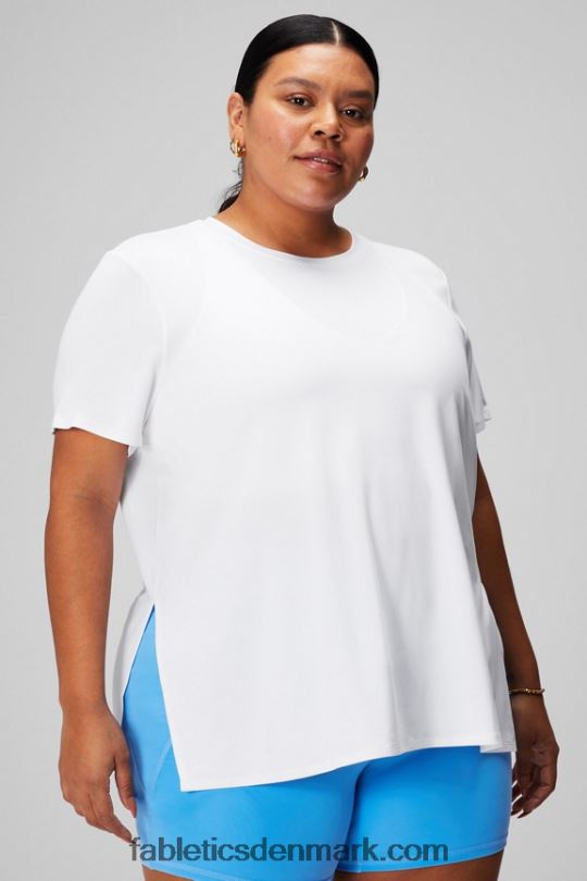 Fabletics Kvinder dry-flex kortærmet tunika PNX2T1973 klassisk hvid