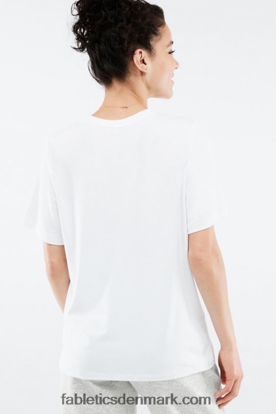 Fabletics Kvinder dry-flex lang t-shirt PNX2T2042 hvid