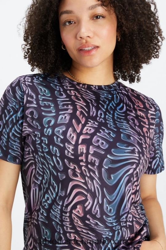 Fabletics Kvinder dry-flex t-shirt PNX2T2009 sindet smelter