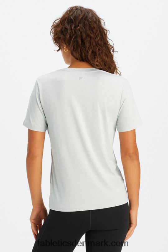 Fabletics Kvinder dry-flex t-shirt PNX2T2011 blød grå lyng