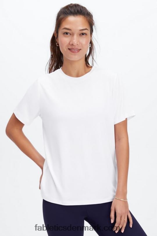 Fabletics Kvinder dry-flex t-shirt PNX2T2012 hvid
