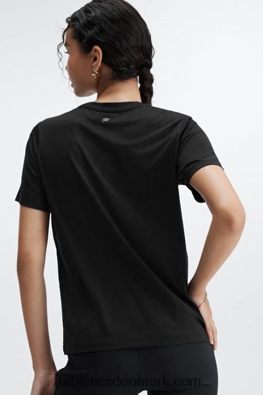 Fabletics Kvinder dry-flex t-shirt PNX2T2013 sort