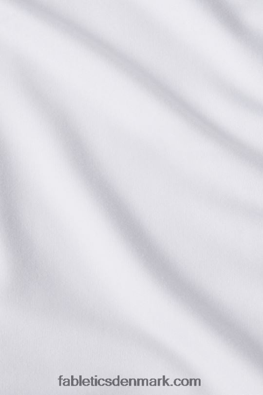 Fabletics Kvinder dry-flex v-hals kortærmet t-shirt PNX2T1958 klassisk hvid