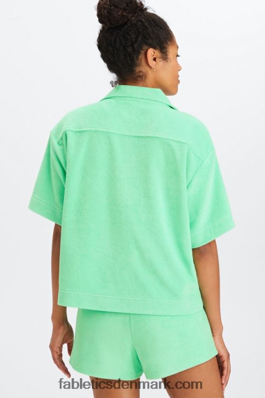Fabletics Kvinder island terry boxy knap op PNX2T2038 tropisk vand