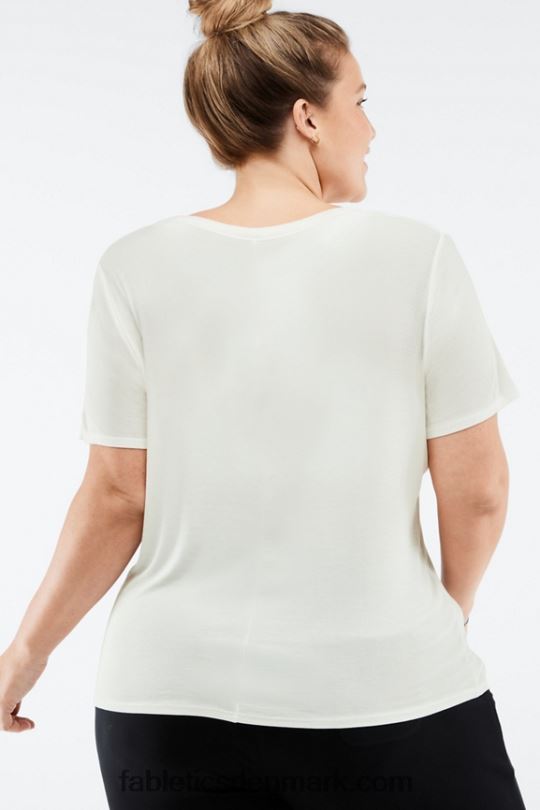 Fabletics Kvinder jess kortærmet t-shirt PNX2T2101 stødtand