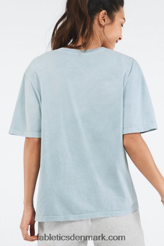 Fabletics Kvinder kæreste t-shirt PNX2T2085 ægte indigo lys