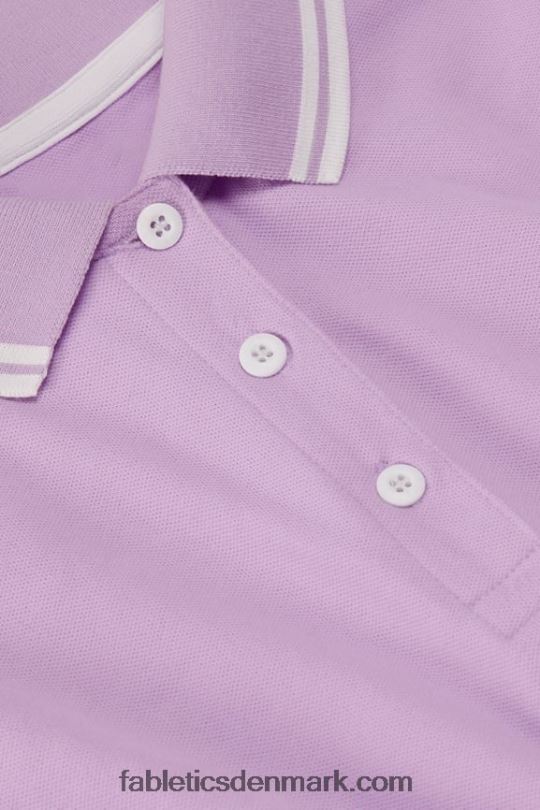 Fabletics Kvinder klassisk pique kortærmet polo PNX2T1965 lilla cosmo/mintegrå