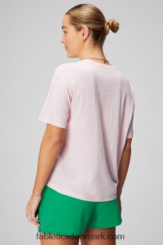 Fabletics Kvinder kortærmet vintage t-shirt PNX2T1962 blød pink/grafisk