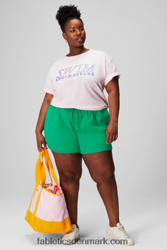 Fabletics Kvinder kortærmet vintage t-shirt PNX2T1963 blød pink/grafisk