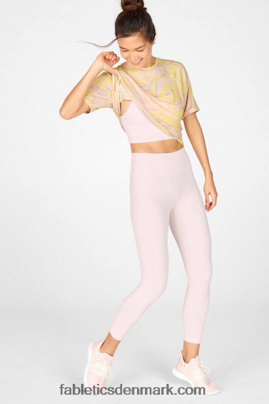 Fabletics Kvinder loveday kortærmet raglan-t-shirt PNX2T2092 marmor