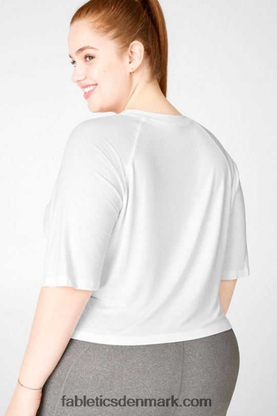 Fabletics Kvinder loveday kortærmet raglan-t-shirt PNX2T2113 hvid