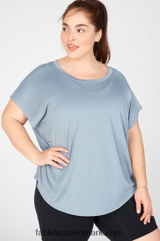 Fabletics Kvinder miljøbevidst t-shirt PNX2T2095 regnsky