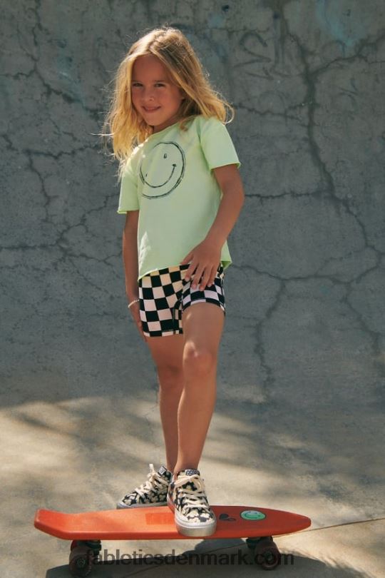 Fabletics Kvinder mini aliah kortærmet vintage t-shirt PNX2T2026 aloe/sort