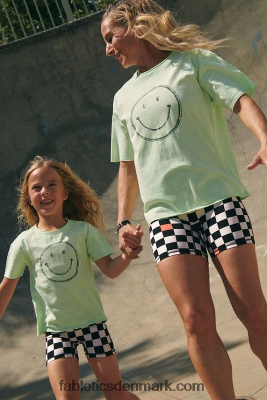 Fabletics Kvinder mini aliah kortærmet vintage t-shirt PNX2T2026 aloe/sort