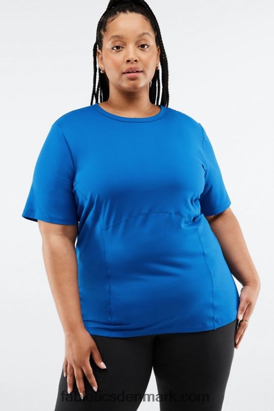 Fabletics Kvinder phoenix kortærmet top PNX2T2048 elektrisk blå