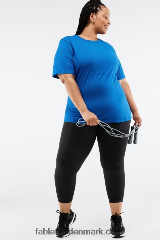 Fabletics Kvinder phoenix kortærmet top PNX2T2048 elektrisk blå