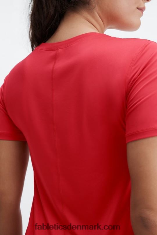 Fabletics Kvinder phoenix lite kortærmet top PNX2T1978 haute rød