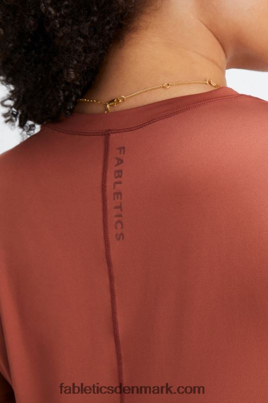 Fabletics Kvinder phoenix lite kortærmet top PNX2T1979 mahogni/mahogni