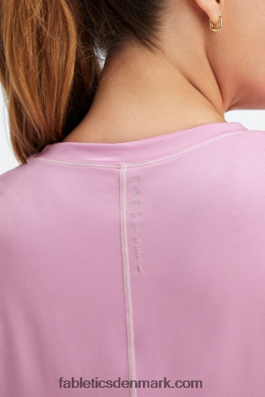 Fabletics Kvinder phoenix lite kortærmet top PNX2T1980 diset lilla/lilla tåge