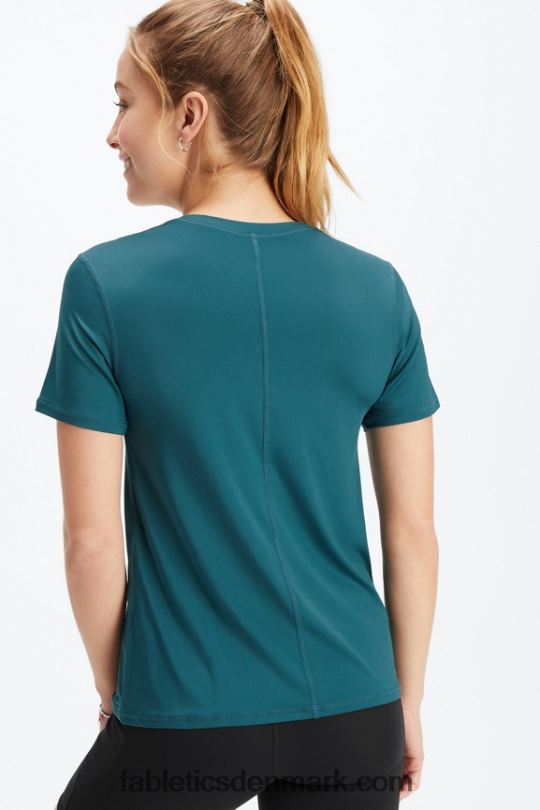 Fabletics Kvinder phoenix lite kortærmet top PNX2T1982 midnatsbølge