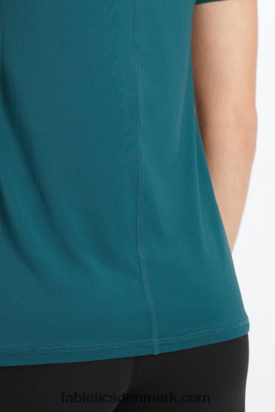 Fabletics Kvinder phoenix lite kortærmet top PNX2T1982 midnatsbølge