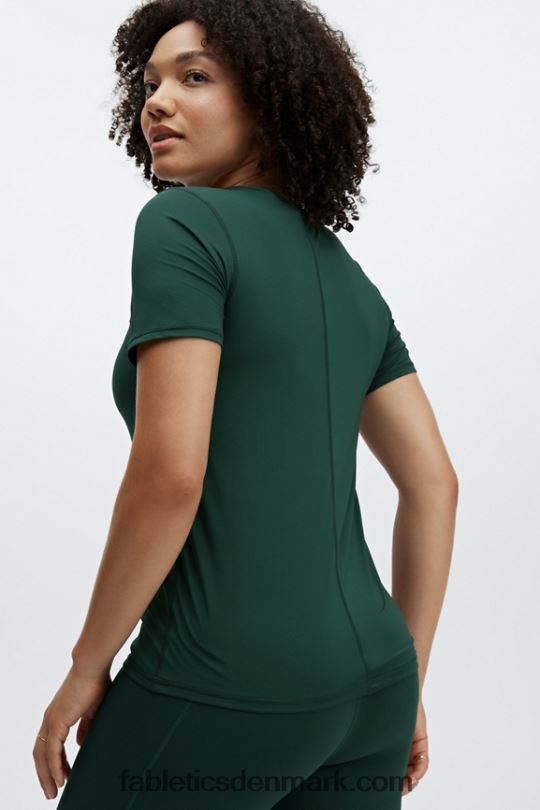 Fabletics Kvinder phoenix lite kortærmet top PNX2T1985 mørk fyr