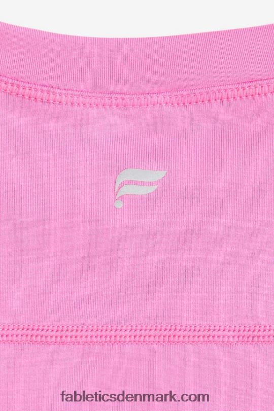 Fabletics Kvinder phoenix lite kortærmet top PNX2T1990 elektrisk rose