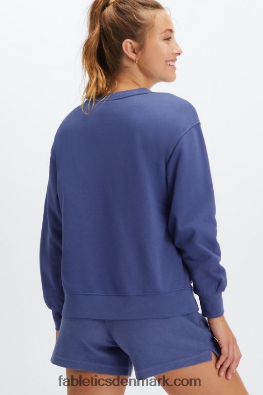 Fabletics Kvinder rhea overdimensioneret besætning PNX2T2029 dyb kobolt/aloe