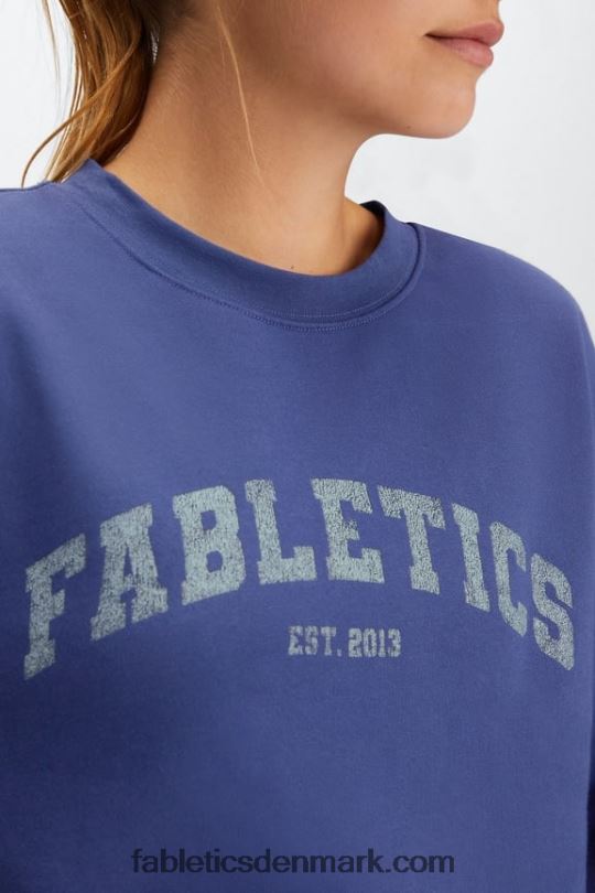 Fabletics Kvinder rhea overdimensioneret besætning PNX2T2029 dyb kobolt/aloe