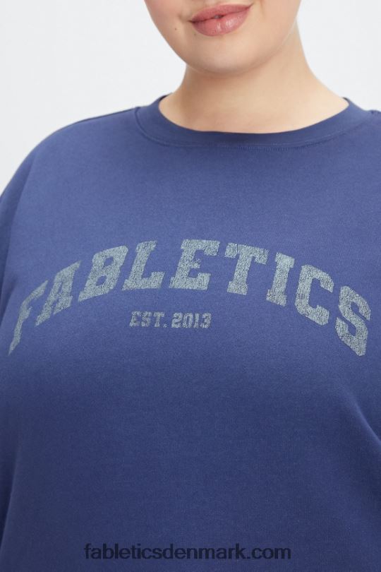 Fabletics Kvinder rhea overdimensioneret besætning PNX2T2030 dyb kobolt/aloe