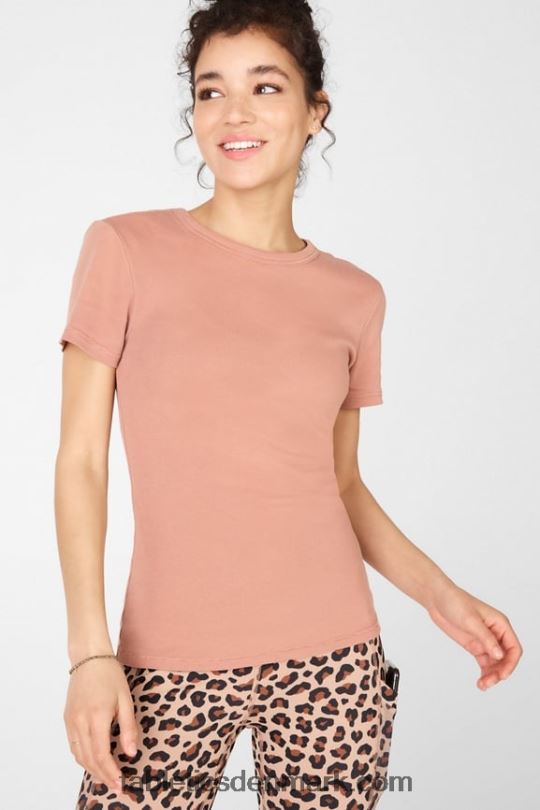 Fabletics Kvinder tinsley kortærmet t-shirt PNX2T2065 hugge træ