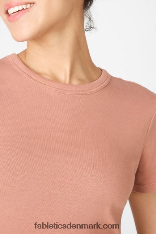 Fabletics Kvinder tinsley kortærmet t-shirt PNX2T2065 hugge træ
