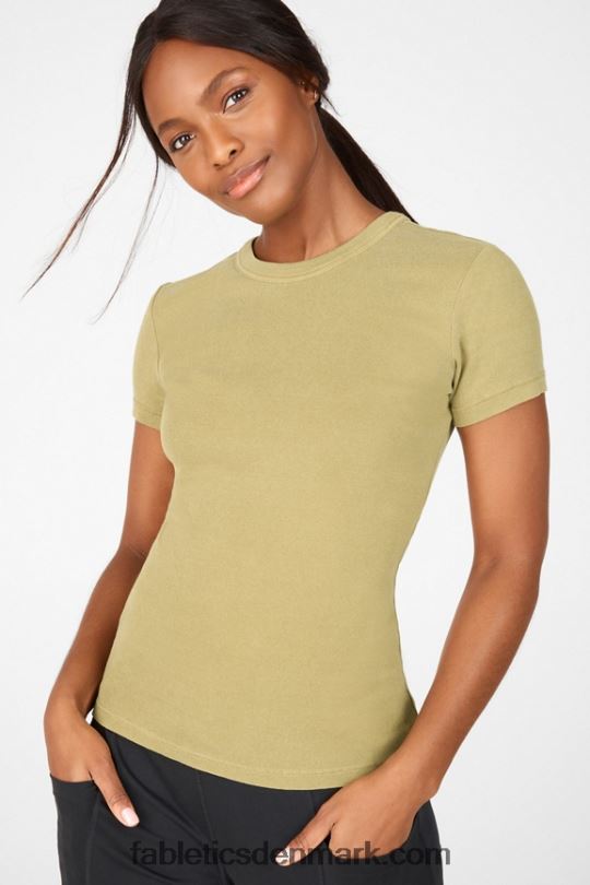 Fabletics Kvinder tinsley kortærmet t-shirt PNX2T2067 timian